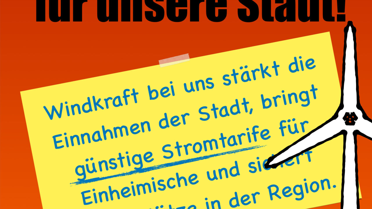 Ja zur Windkraft in Schriesheim = Nein beim Bürgerentscheid